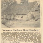 Altes, leerstehendes Heuerhaus im Wettruper Ausbaugebiet Oberdorf, das dem Verfall preisgegeben ist.